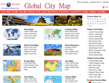 Tablet Screenshot of globalcitymap.com